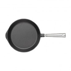 Skeppshult Professional Pan 24 cm - Cast Iron with Stainless Steel Handle