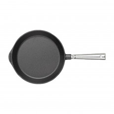 Skeppshult Professional Pan 24 cm - Cast Iron with Stainless Steel Handle