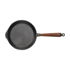 Skeppshult Traditional Pan 24 cm - Cast Iron with Beechwood Handle