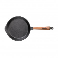 Skeppshult Walnut Pan 24 cm - Cast Iron with Walnut Wood Handle