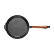 Skeppshult Traditional Pan 26 cm - Cast Iron with Beechwood Handle