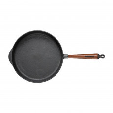 Skeppshult Traditional Serving Pan 28 cm - Cast Iron with Beechwood Handle