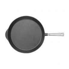 Skeppshult Professional Pan 36 cm - Cast Iron with Stainless Steel Handle
