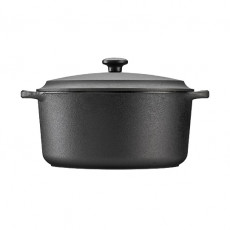 Skeppshult Roasting Pan round 28 cm / 5.5 L - Cast Iron with Lid