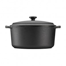 Skeppshult Roasting Pan round 28.5 cm / 7 L - Cast Iron with Lid