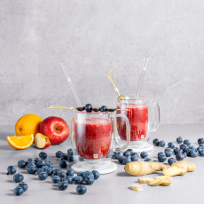 Zwilling Sorrento Straw Glass Straws straight 5-piece