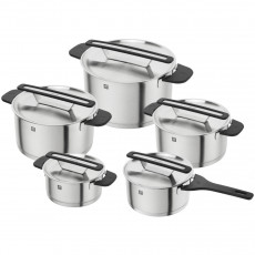 Zwilling More saucepan set, 5-piece - stainless steel