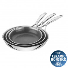 Zwilling Peak frying pan set - 18/10 stainless steel