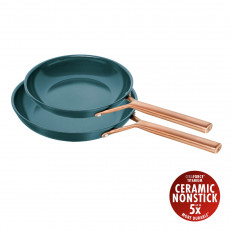 Zwilling Milano 2-piece frying pan set, blue - aluminum