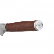 Rösle Masterclass Chef's Knife 20 cm - CVM Steel Blade with Walnut Wood Handle