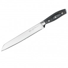 Rösle Wolfgrey Bread Knife 22 cm - with Pakkawood handle