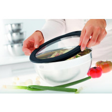 Rösle glass storage lid 16 cm with silicone edge