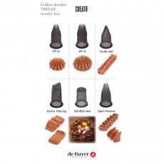 de Buyer Le Tube Nozzle Set Creative 6-Piece - Tritan