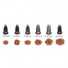 de Buyer Star Nozzle Set 6-piece - Tritan