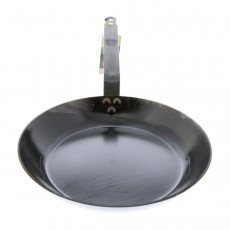 de Buyer 2-piece frying pan set 28 cm - non-stick pan & seasoned iron pan