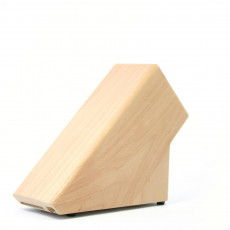 Güde knife block for 6 knives, natural-colored beech wood - unfilled