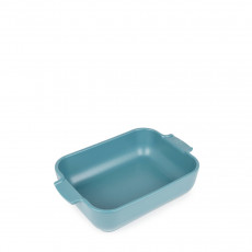 Peugeot Appolia rectangular casserole dish 25 cm smoke blue - ceramic