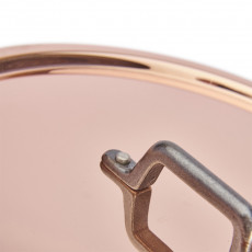 de Buyer copper lid 24 cm with cast iron handle