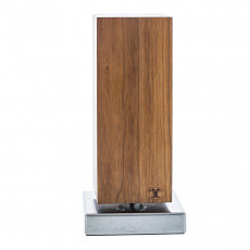 Blockwerk Monolith Magnetic Knife Block - Walnut Wood with Stainless Steel Base