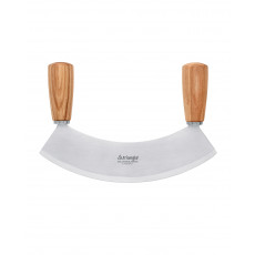 triangle Soul rocking knife 23 cm single-edged hardened - stainless steel - handles made of core ash