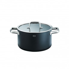 Rösle Ebonic Cooking Pot 20 cm with Glass Lid