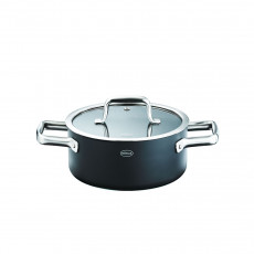 Rösle Ebonic Roasting Pot 20 cm with Glass Lid