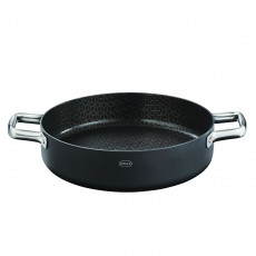 Rösle Ebonic Serving Pan 28 cm with Glass Lid