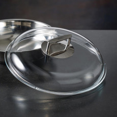Rösle Silence High-Rim Glass Lid 28 cm - Borosilicate