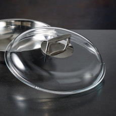 Rösle Silence High-Dome Glass Lid 24 cm - Borosilicate Glass
