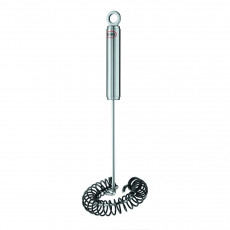 Rösle spiral whisk 27 cm with round handle - stainless steel with silicone coating