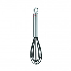 Rösle whisk 22 cm with round handle - stainless steel with silicone coating
