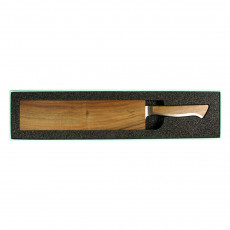 Güde Caminada Bread Knife 23 cm - CVM Steel Blade - Walnut Wood Handle Scales