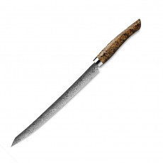 Nesmuk Exclusive C 90 Damascus Slicer 26 cm - Karelian Masur Birch Handle