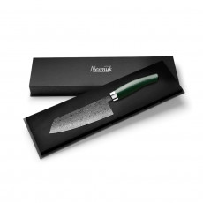 Nesmuk Exclusive C 90 Damascus Chef's Knife 14 cm - Micarta Handle in Green