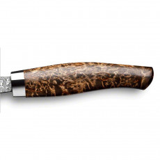 Nesmuk Exclusive C100 Damascus Chef's Knife 18 cm - Handle Karelian Masur Birch