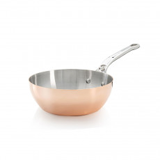 de Buyer Inocuivre Sauteuse conical 24 cm / 3.1 L - Copper with stainless steel casting handle
