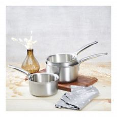 de Buyer Alchimy saucepan set 3-piece / 16-18-20 cm - stainless steel multi-layer material