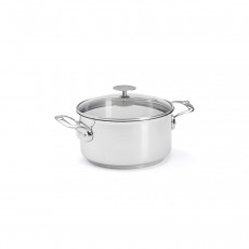de Buyer Milady Roasting Pot 20 cm / 3.0 L - Stainless Steel with Capsule Bottom