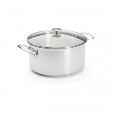 de Buyer Milady Roasting Pot 28 cm / 8.0 L - Stainless Steel with Capsule Bottom