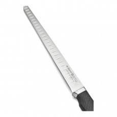 de Buyer FK 2 salmon knife 30 cm with hollow edge - CVM steel - handle made of carbon fiber polymer