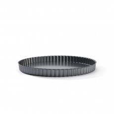 de Buyer tart pan 32 cm with removable bottom - steel with non-stick coating