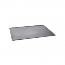 de Buyer baking sheet 65x23 cm with slanted edges - black steel