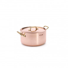 de Buyer Inocuivre Roasting Pot 24 cm / 5.2 L - Copper with Brass Handles