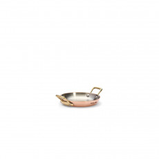 de Buyer Inocuivre Serving Pan 12 cm - Copper with Brass Handles