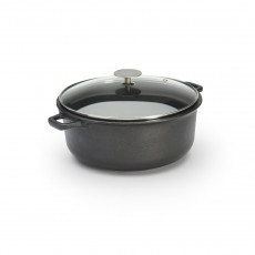 de Buyer Choc Extreme Roasting Pot 24 cm / 4.7 L with Non-Stick Coating - Cast Aluminum