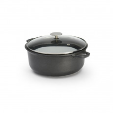 de Buyer Choc Extreme Roasting Pot 24 cm / 4.7 L with Non-Stick Coating - Cast Aluminum