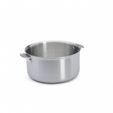 de Buyer Alchimy-Loqy Roasting Pot / Casserole 24 cm / 5.0 L - Stainless Steel Multilayer Material