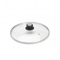 de Buyer glass lid 28 cm with plastic knob