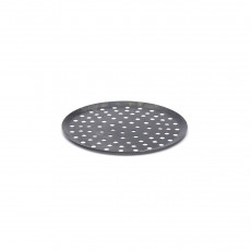 de Buyer baking sheet 28 cm round / perforated - blue steel