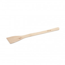 de Buyer B Bois Spatula 40 cm with angled edge - beech wood with beeswax finish